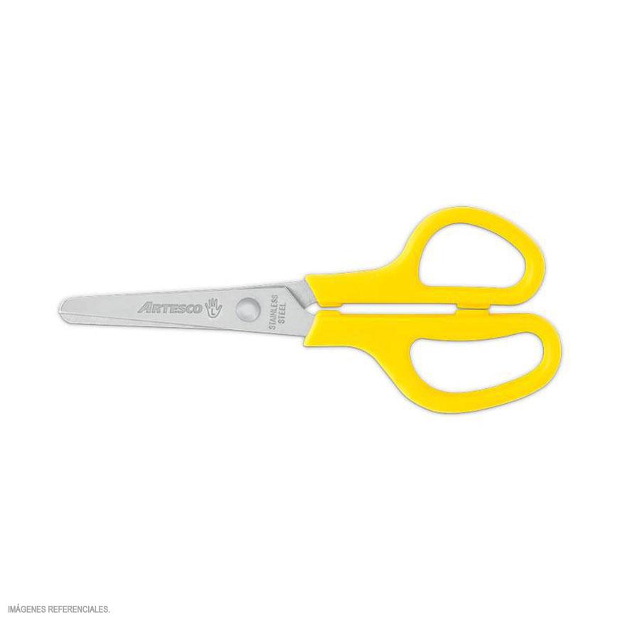 Tijera Para Zurdos Artesco 5 Amarillo X 1 Und Imagen principal del producto